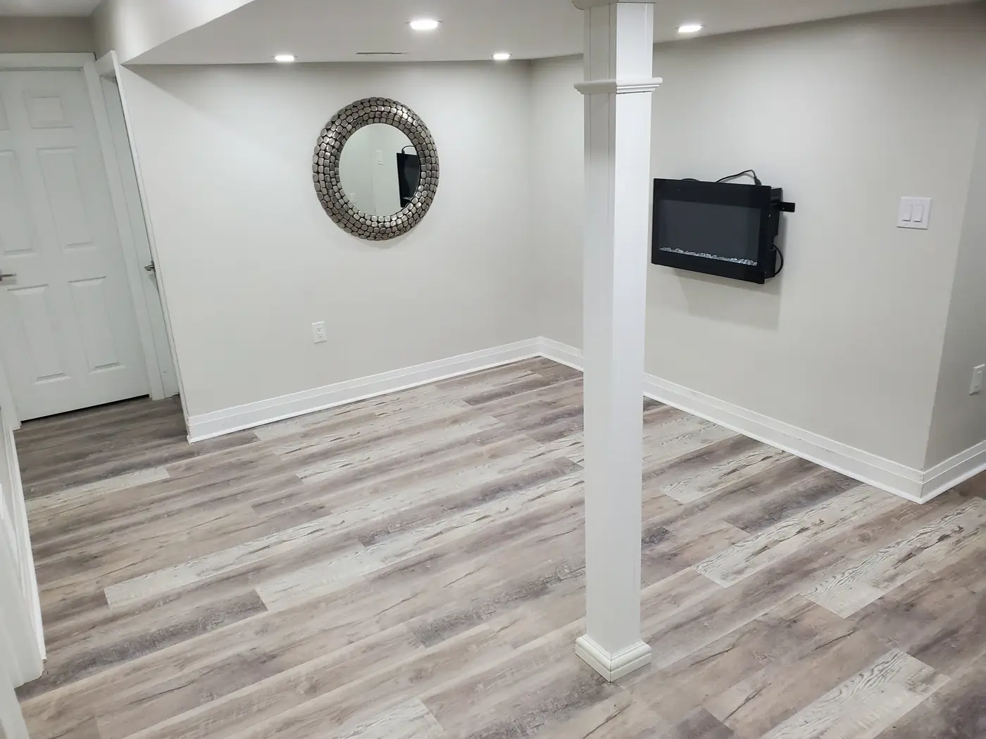 Basement Flooring & Renovation photo